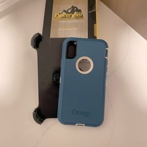 OtterBox DEFENDER SERIES case for Apple IPhone X - Blue/White‎
